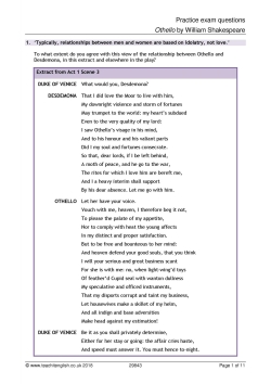 Practice exam questions Practice exam questions